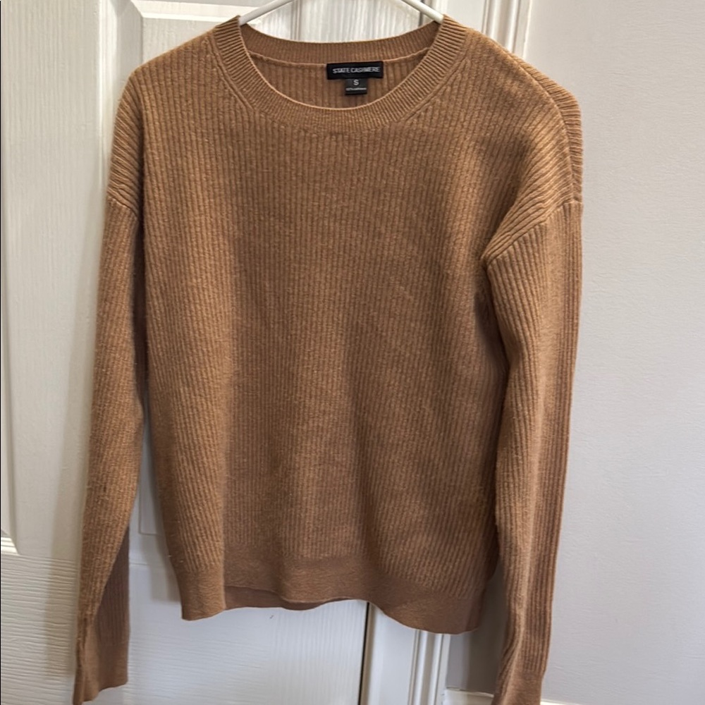 Cable & Gauge Tan Sweater